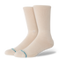 Stance Icon Cotton Crew Socks in Oatmeal