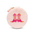Living Royal Boots Jewelry Zip Case in Pink
