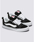 The Vans Men's Knu School Shoe in Black and White