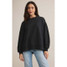 Z Supply Women's Modern Weekender Pullover in Black Z Supply Women's Modern Weekender Pullover in Black
