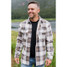 The Burlebo Men's Plaid Shacket in Coyote Plaid The Burlebo Men's Plaid Shacket in Coyote Plaid