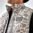 Burlebo Men's Camo Puffer Vest in Classic Deer Camo