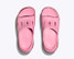 The Hoka Kids' Ora 3 Recovery Slides in Peony and Cerise