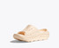 The Hoka Kids' Ora 3 Recovery Slides in the Vanilla Colorway