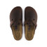 Birkenstock Men's Boston Soft Footbed Clogs Habana Oiled Leather back view