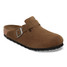 The Birkenstock Men's Boston Clogs in Dark Tea Brown