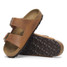 The Birkenstock Men's Arizona Sandals in Cognac Leather