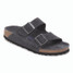 The Birkenstock Men's Arizona Sandals in Charcoal Suede