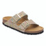 The Birkenstock Women's Arizona Sandals in Flowers Sandcastle Suede