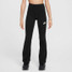 The Nike Girls' High-Waisted Flared Leggings in Black The Nike Girls' High-Waisted Flared Leggings in Black