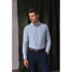 The Mizzen+Main Men's Leeward Trim Long Sleeve Dress Shirt in the Cornflower Winston Check Pattern The Mizzen+Main Men's Leeward Trim Long Sleeve Dress Shirt in the Cornflower Winston Check Pattern