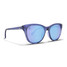 The Blenders Palmy Sunglasses in the Crystal Indigo Colorway