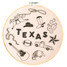 Cotton Clara Texas x Maptote Embroidery Hoop Kit Cotton Clara Texas x Maptote Embroidery Hoop Kit