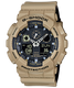 G-Shock GA100L-8A Analog-Digital Watch Tan detail view