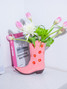 The Doiy Design Rodeo Cowboy Boot Vase in Pink