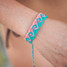 4Ocean Bali Wave Bracelet in Coral and Turquoise
