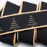 Arcade Blackwood Elastic Belt Black/Sand side angle