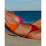 It's Now Cool The Reverse Triangle Bikini Top in Red Twist