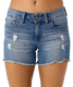 O'Neil Women's Cody 4" Shorts in Blue Grass Wash O'Neil Women's Cody 4" Shorts in Blue Grass Wash