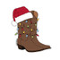 Sammy Gorin Cowboy Christmas Boot Glitter Sticker Sammy Gorin Cowboy Christmas Boot Glitter Sticker