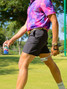 The Chubbies Men's 6 inch Everywear Performance Shorts in Black