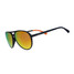 The Goodr Mach G Sunglasses in Black and Amber