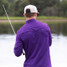 Poncho Outdoors Billy Bob Western Snapshirt Purple side view