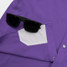 Poncho Outdoors Billy Bob Western Snapshirt Purple back view