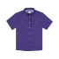 Poncho Outdoors Billy Bob Western Snapshirt Purple full length view