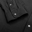 Poncho Outdoors Men's Western Snapshirt Piedras Negras Black cuff detail
