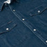 Poncho Men's Denim Marathon Snapshirt in Dark Wash