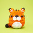 The Woobles Tanya the Tiger Crochet Kit detail view