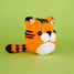 The Woobles Tanya the Tiger Crochet Kit side angle