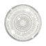 PopSockets Phone Grip Clear Glitter Silver side view