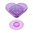 PopSockets Iridescent Confetti Dreamy Heart PopGrip expanded position