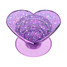 PopSockets Iridescent Confetti Dreamy Heart PopGrip close-up