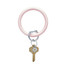 O-Venture Pearlized Silicone Big O Key Ring - Rose