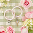 O-Venture Pearlized Silicone Big O Key Ring - Rose