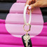 O-Venture Resin Big O Key Ring Marshmello flat lay