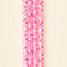 The Darling Effect Tumbler Straw Set in Hot Pink Check
