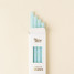 The Darling Effect Tumbler Straw Set in Oh So Fancy Blue close-up