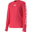 The North Face Girls' Youth Amphibious Long Sleeve in Hibiscus