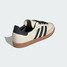 The Adidas Women's Samba OG Shoes in Cream White and Black