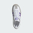 The Adidas Women's Samba OG Shoes in White and Purple
