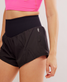 FP Movement Women's Carpe Diem Shorts in Black front view
