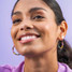 The Ink & Alloy Colorblock Sequin Hoop Earrings