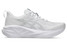 The Asics Women's Novablast 5 Running Shoes in White and Piedmont Grey