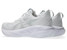 The Asics Men's Novablast 5 Running Shoes in White and Piedmont Grey