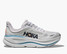 The Hoka Men's Bondi 9 Running Shoes in Stardust and Grey