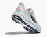 The Hoka Men's Bondi 9 Running Shoes in Stardust and Grey